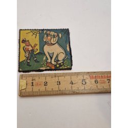 Billede p kraftig karton (vintage) Ml 4,3 x 3,7 cm 