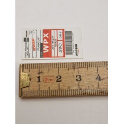 WPX label/klistermrke (nyt)