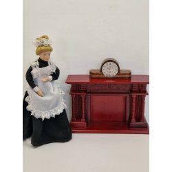 Kamin ur i tr (vintage)