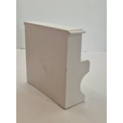 Klaver i hvid malet tr (brugt)