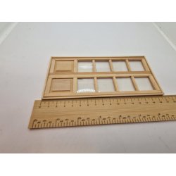 Fransk dobbelt dr I umalet tr (ny) 16,8 x 7,8 cm