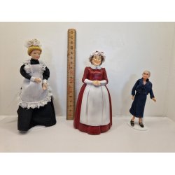 Nisse mor/Fru julemand i resin (ny)