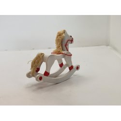 Gyngehest i tr (brugt/som ny)