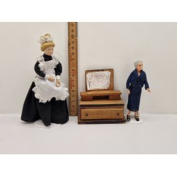 Kommode med spejl (vintage)