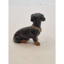 Gravhund i keramik (vintage)