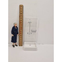 Brusekabine i plastik (brugt/som ny)