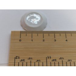 Tallerken/lille fad i porceln med bl/lilla orkideer (ny)  2,2 cm