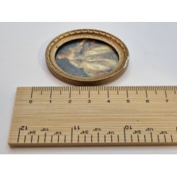 Billede af fin dame (vintage/med lille fejl)