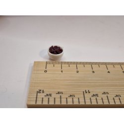 Lille skl med rdkl (hndlavet)