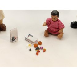 Marcipan gris med sljfe (hndlavet)