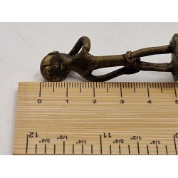 Afrikansk figur i metal (vintage)