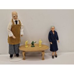 3 sm figurer i plastik (brugte)