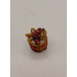 Kurv med svampe i resin (brugt)