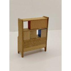 Reol med bger. Lisa (vintage)