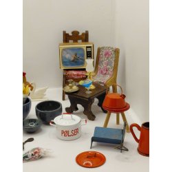 Skammel/taburet i tr. Lisa (vintage)