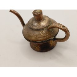 Kedel/Aladdins lampe af gamle mnter (vintage)