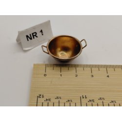 1 stk Kobber wok/gryde (brugt)