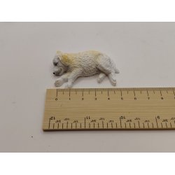 Sovende Golden retriever hvalp i resin (ny)