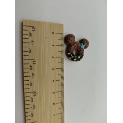 1 stk Mickey Mouse kage i resin (ny)