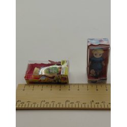 1 stk Disney Animators miniature dukke i leget�js gave�ske (ny)