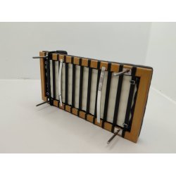 Barcelona daybed i resin p�  tr� bund (brugt/som ny)