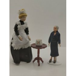 Krukke/vase i porcel�n (vintage)