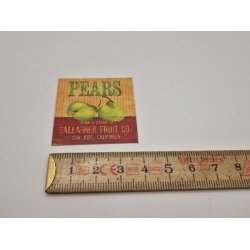 Frugt plakat / skilt i kraftig karton (nyt)