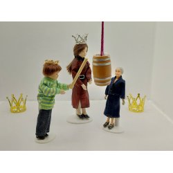 Stor konge/prinsesse krone i metal (ny)