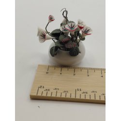 Urtepotte med blomster (brugt)