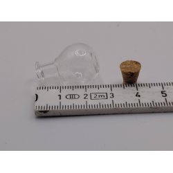 Glas krukke med korkprop (ny)