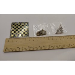 Skak spil i metal (nyt) 1:12