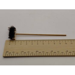 Kost/gulv skubber i tr� (brugt) 1:12