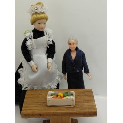 Tr� kasse med peberfrugter (ny) 1:12/1:16