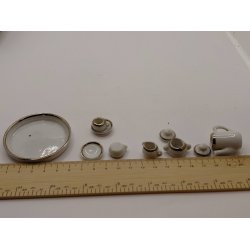 Kaffestel til 2 personer i porcel�n (brugt) 1:12