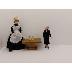 2 lysestager i metal (nye) 1:12