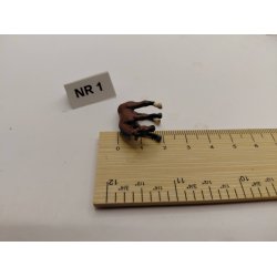 Meget lille hest i plastik (brugt)1:48