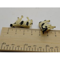 Meget lille ko i gummi (ny) 1:48