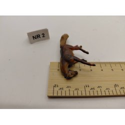 1 stk meget lille hest i plastik (brugt) 1:48