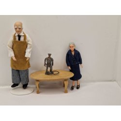 Smand i metal (antik)