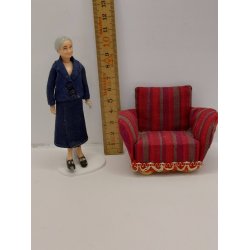 1 stk l�nestol. Lundby (vintage) 1:16