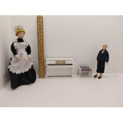 Klaver med skammel i tr� (brugt) 1:16/1:18