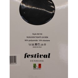 Festival str�mper i silklook SORTE (nye) str 46/50
