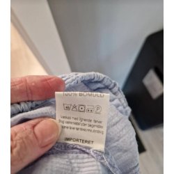 Bluse med � �rmer 100 % bomuld (brugt)