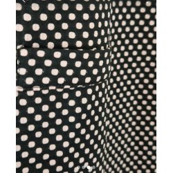 Brun kjole med lyser�de prikker (ny) M�rke: Stigensgaar