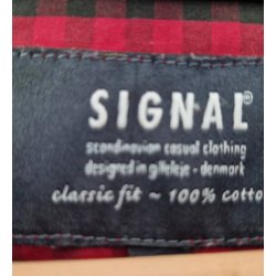 Herre skjorte (brugt) M�rke: Signal, Str XL