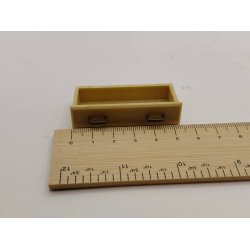 Skuffe i plastik/tr�look (brugt)