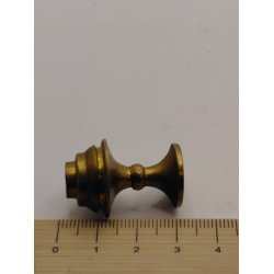 Lampe/lysestage i metal (vintage)