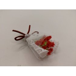 Buket med r�de blomster (ny) 1:12