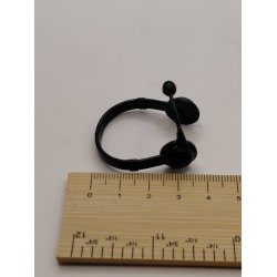 Stort headset i plastik (nyt) 1:6/1:12