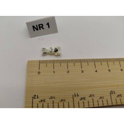 Meget lille pynte kanin i resin (ny)